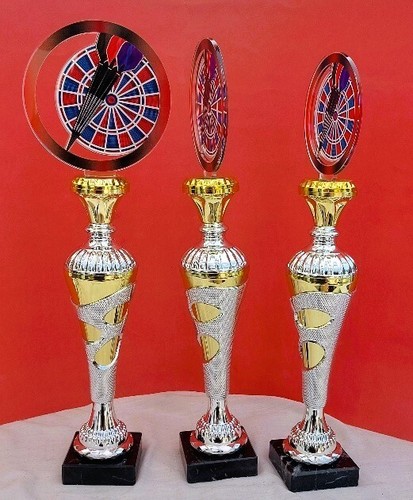 Top Angebot ! 3er Serie Dart Acryl Steel oder E-Dart in Bicolor Pokale NEU - Bild 10 von 16