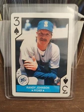 1990 US Playing Cards All-Stars Three of Spades Randy Johnson