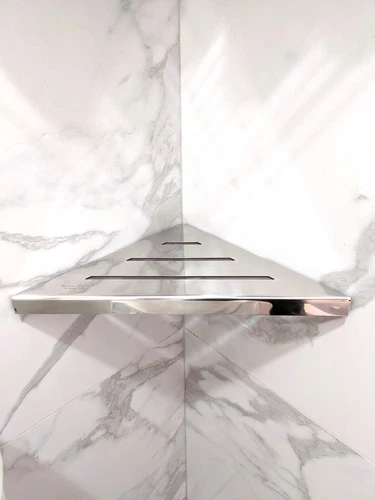 SereneDrains Corner Shower Shelf - Thumbnail 4