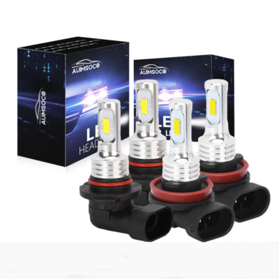 For Dodge RAM 1500 2500 3500 4500 2013 2014 2015 LED Headlight Hi-Lo Bulbs Combo