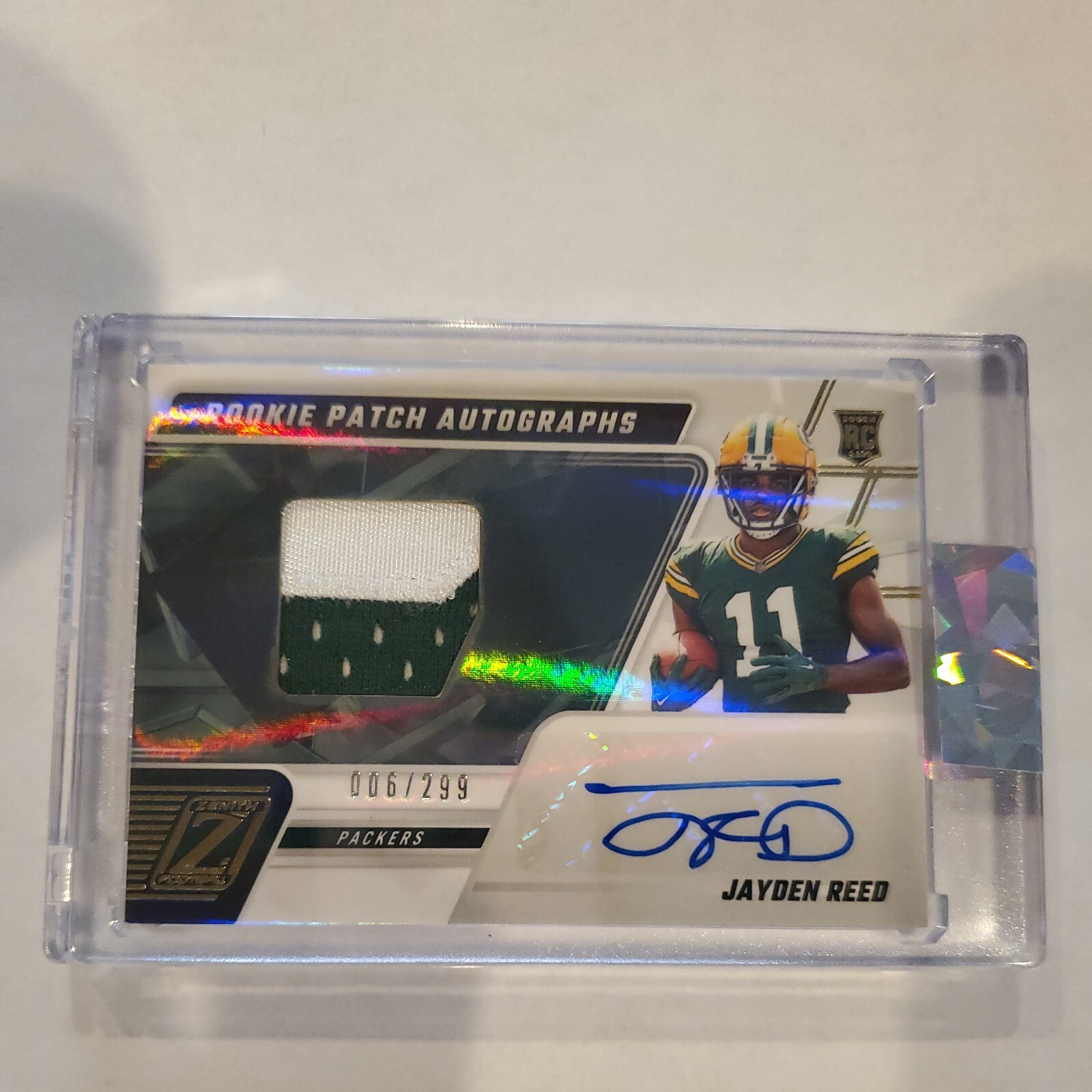 JAYDEN REED ROOKIE PATCH AUTO /299 RPA 2023 ZENITH #218