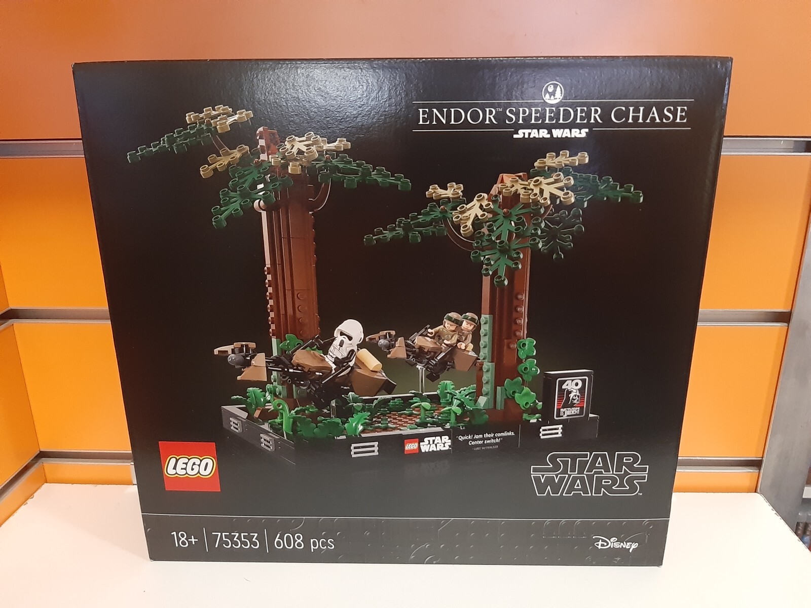 LEGO Star Wars 75353 Diorama Endor - Set 40° Anniversario Nuovo Sigillato