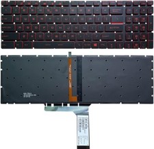 New MSI GL63 8RC 8RD GL73 8SD 8SC 8SE 9RC 9SC 9SD 9SE Red Backlit US Keyboard