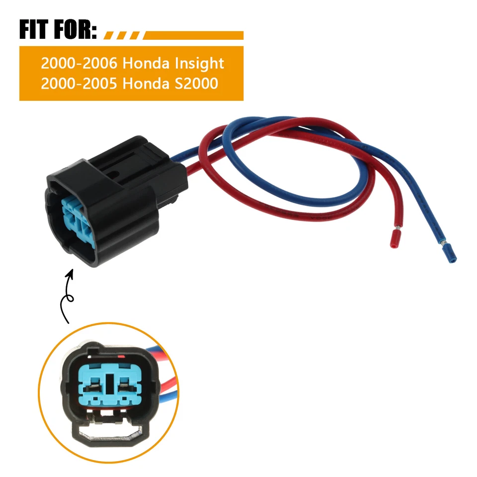 Camshaft Position Sensor Harness Connector for 2003 2004 2005 Honda S2000 - Image 2 of 4