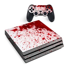 PS4 Pro Console Skins Decal Wrap ONLY - Blood Splatter Dexter