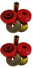 Two Energy Suspension 30.4015R Red Poly Peterbilt Unibilt Cab Mount Bushings