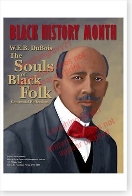 Black History Month The Souls Of Black Folk W. E. B. DuBois DOD Poster