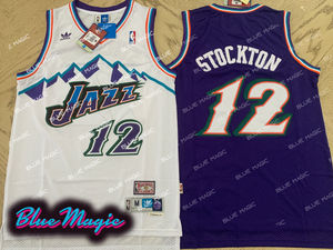 john stockton throwback jersey