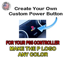 Classic PS5 Controller PS Power Button Vinyl Overlay Sticker Retro Home button