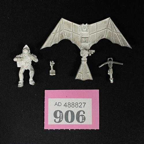 Lot De 4 Figurines Metal Dogs Of War – Warhammer Battle – Birdmen Of Catrazza – Games Workshop