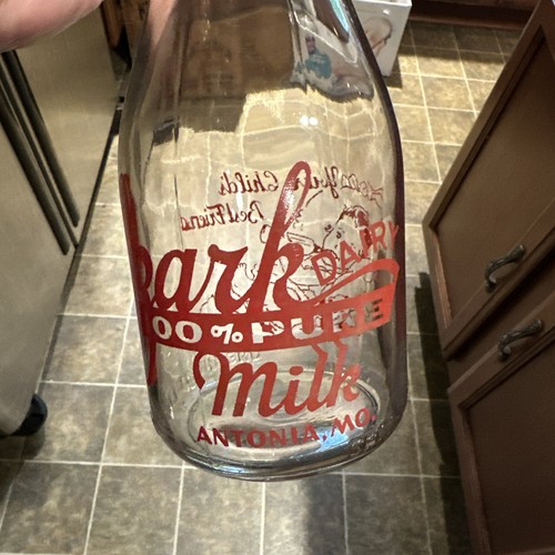 Ozark Dairy ACL Quart Milk Bottle Antonia Missouri MO - Picture 3 of 10