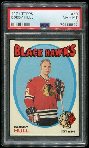 Bobby Hull #50 1971 Topps card