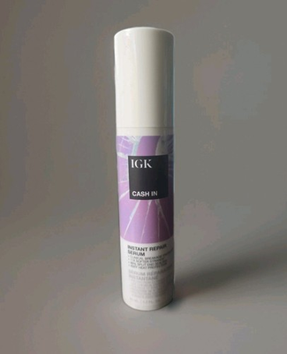 #ad IGK Instant Repair Serum Cash In 1.7 Oz Split Ends Heat Protection $19.00