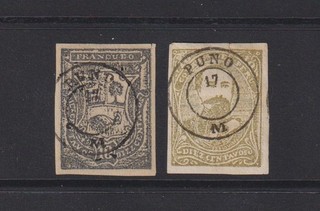 PERU PUNO Michel 96/7 sold as seen (1296)