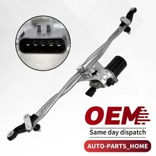 1Set Front Windshield Wiper Linkage & Motor Assembly For Jeep Wrangler JK 07-18