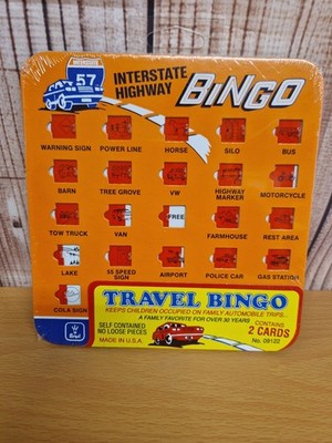 American Regal Games Reisen Interstate Highway Bingo Spiele Spielzeug 2er-Pack versiegelt