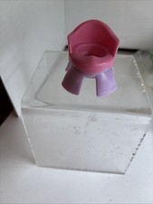 Fisher Price Loving Family Pink And Purple Potty Chair Dollhouse Size Used