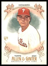 Spencer Howard 2021 Topps Allen & Ginter #29 Phillies MLB READ FREE SHIPPING