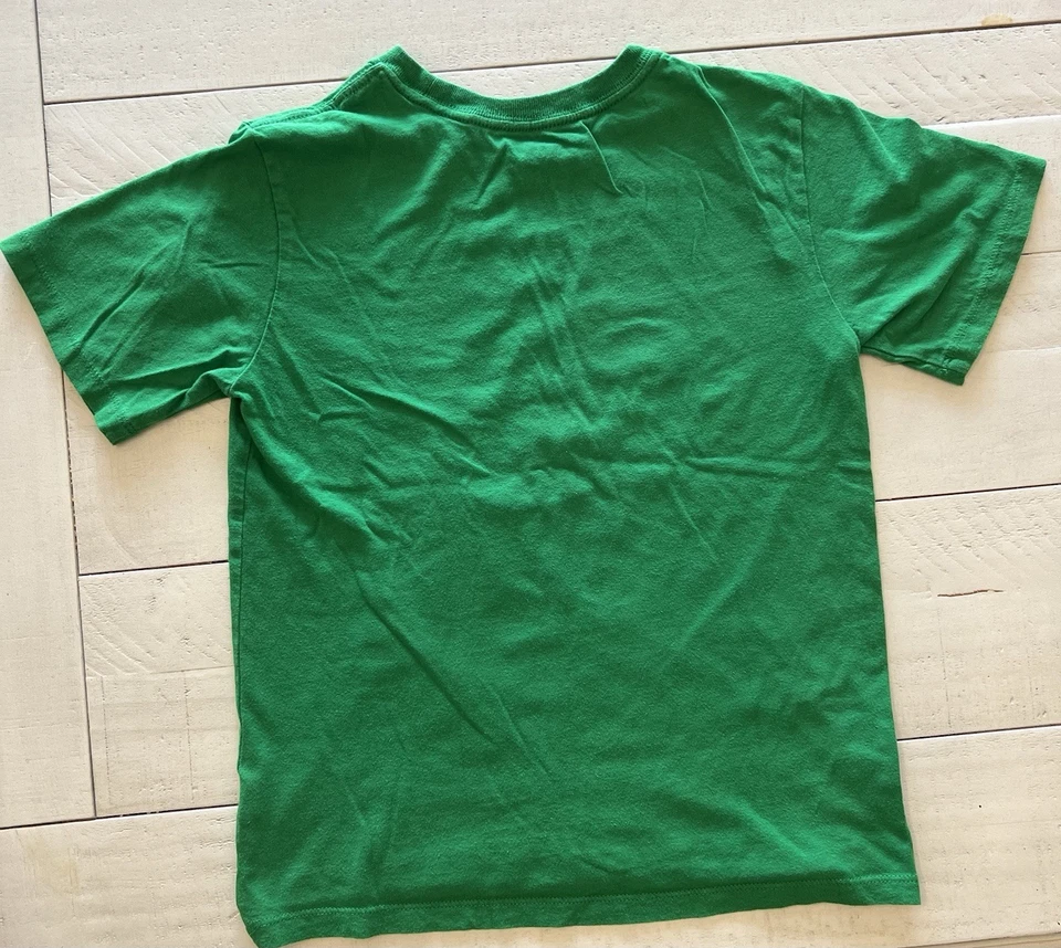 Camiseta verde trébol manga corta día de San Patricio/irlandesa para niños/niñas M 7/8 Foto 4 de 4