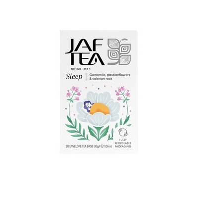 Jaf Tea SLEEP | Teebeutel - 20 × 1,5 g heißversiegelte Umschläge, kostenloser...