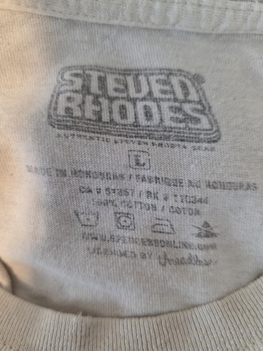 Steven Rhodes Life Skills Series Men's Graphic T-Shirt White Short Sleeve L 017 - Picture 3 of 6