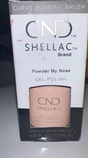 CND Nail Polish - Shellac Gel Polish - Powder My Nose ( 0.25 oz / 7.5 ML )