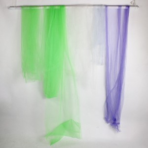 5 Piece Lot of Tulle and Mesh Fabric Various Colors DIY Crafting