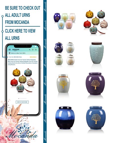 Small Urns for Human Ashes Keepsake Set of 6,Mini Keepsake Urns for Human Ash... - Picture 7 of 7