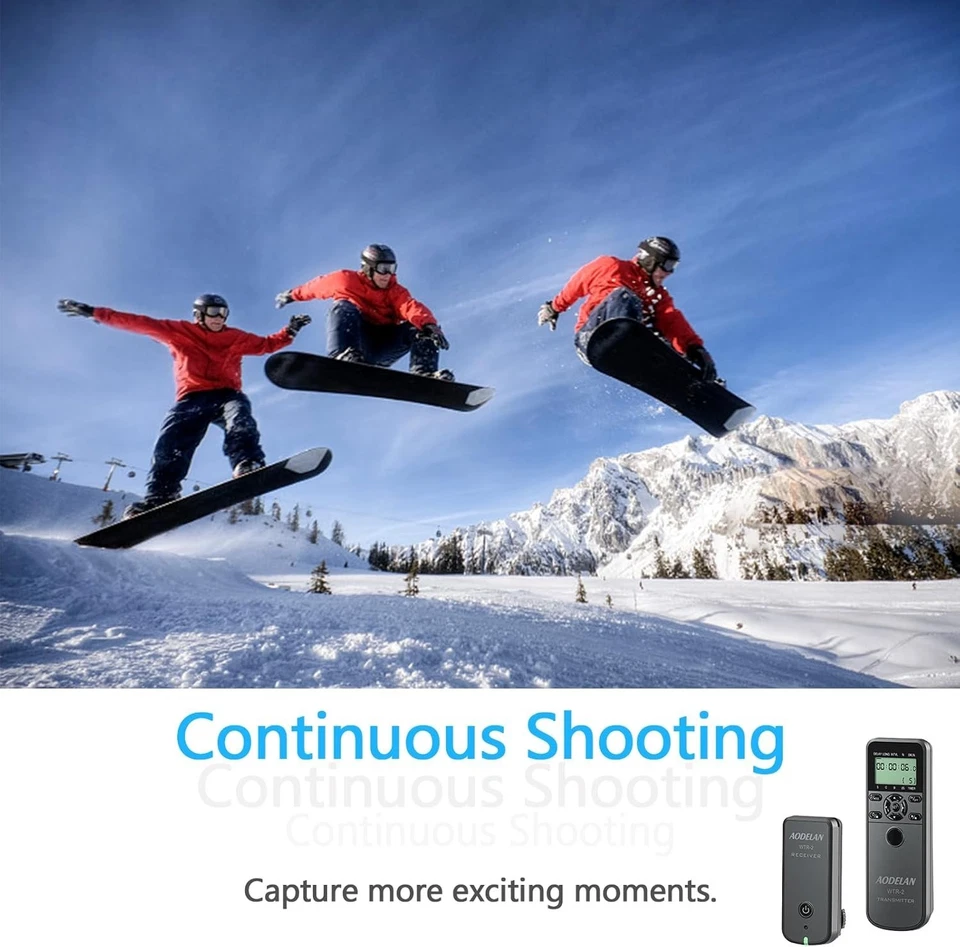 Aodelan Camera Remote Shutter Release for Olympus E-M1, E-M5 Mark II, E-M10 - Image 2 of 4