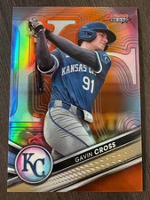 2022 Bowman's Best Gavin Cross #TP-5 Orange Refractor Top Prospect serial /25