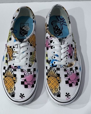 Vans x SpongeBob SquarePants Authentic Airbrush Skate Shoes - Mens 8.5 Womens 10
