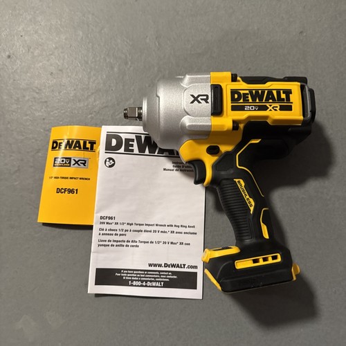 DEWALT DCF961B 20V MAX XR BL 1/2 in. Impact Wrench with Hog Ring (Tool Only) New