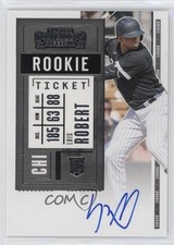 2020 Panini Contenders Rookie Ticket Luis Robert #119 Rookie Auto RC 0s3