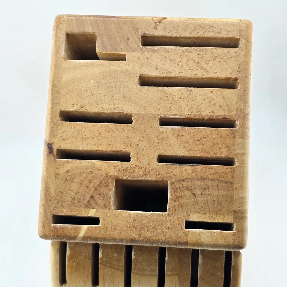 JA Henckels International Knife Block 16 Slot Wooden Knife Holder 35100-915 - Image 3 of 4