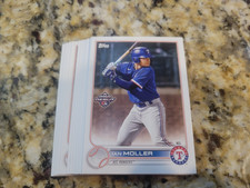 Ian Moller 15 Ct Baseball Card Rangers Lot