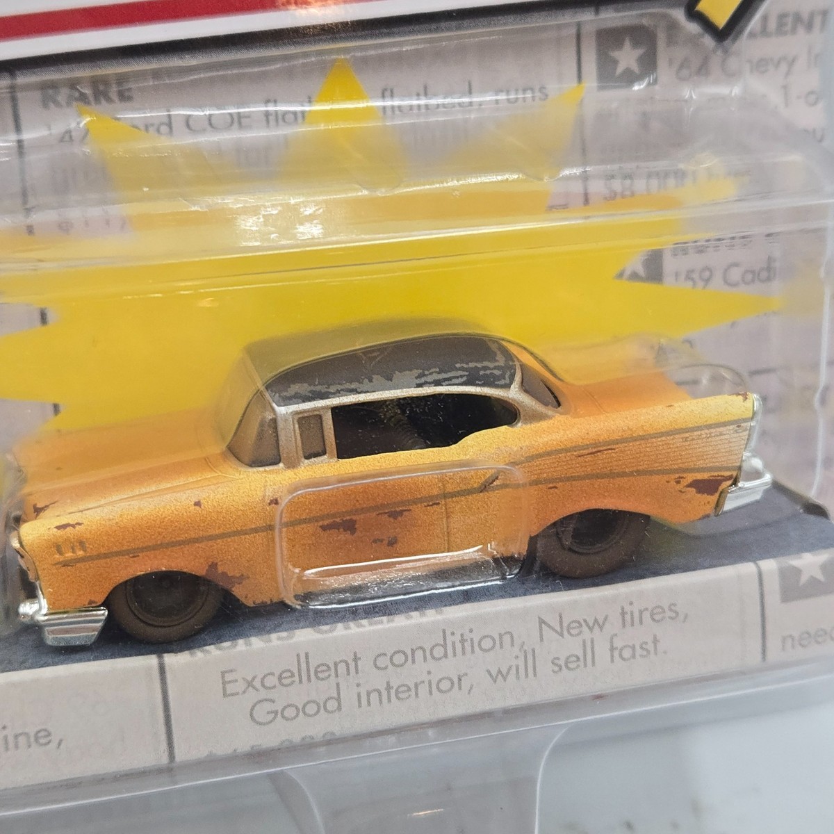 Jada Toys for 1957 57 Chevrolet Chevy Bel Air Car Yellow Diecast 1