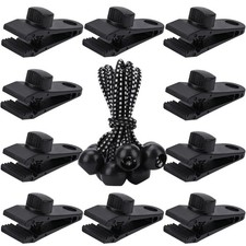Tarp Clips Heavy Duty Lock Grip, 20 Pack Tarp Clamps Shade Cloth Clips Fasteners