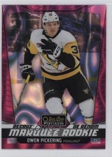 2024-25 O-Pee-Chee Platinum Marquee Rookies Pink Magma Owen Pickering #215 0cv