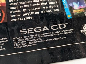 Mansion of Hidden Souls 1994 video game Laminated Ad Sega CD Vic Tokai Gift