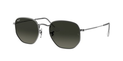 Ray-Ban RB 3548N hexagonal gunmetal light grey 004/71 Sunglasses