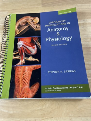 #ad #ad Laboratory Investigations in Anatomy amp; Physiology Main Version by Sarikas $10.99