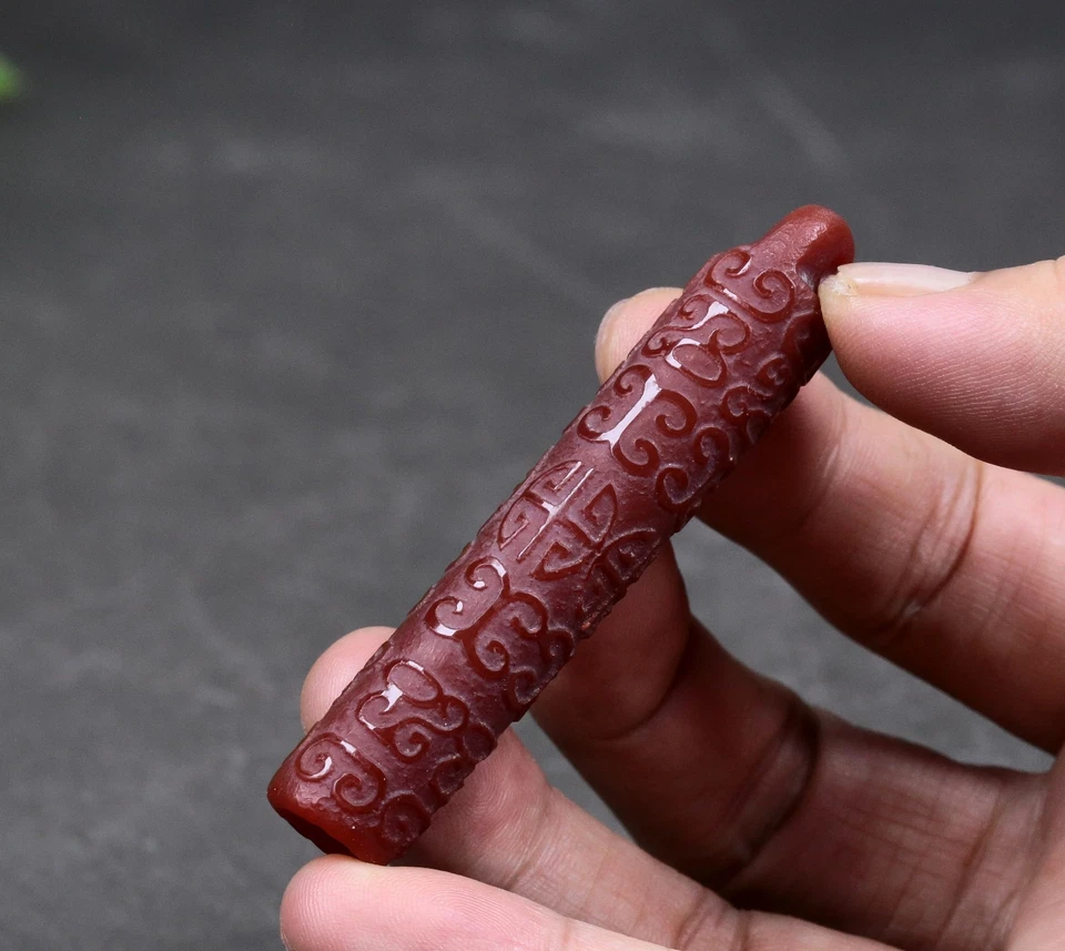 Collar de ágata Himalaya India Indo Tíbet Nepal cuentas Mala Foto 3 de 4