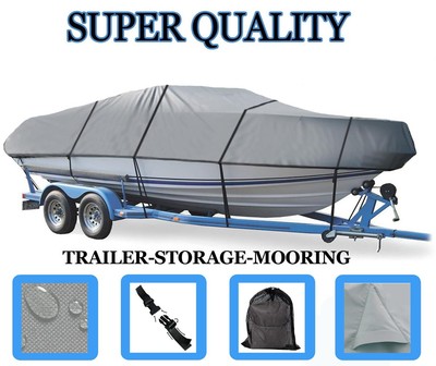 GREY BOAT COVER FOR INVADER V-170 O/B 1984-1992