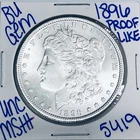 1896 BU UNCIRCULATED MORGAN SILVER DOLLAR AUTHENTIC U.S. MINT FREE SHIPPING 5419