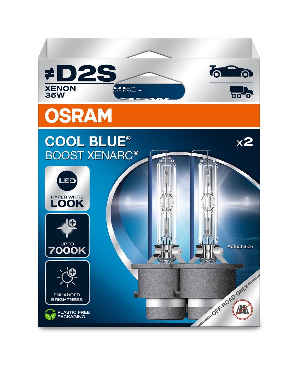 Fits OSRAM OSR66240CBB-2HB Light bulb D2S Cool Blue Boost (2 pcs) 700 ⭐UK Stock⭐ - Image 5