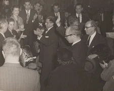 CUBAN SENATORS & REPRESENTATIVES IN NEW YORK 1950s VINTAGE SALAS Photo Y 476