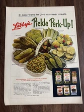 Libby’s Pickle Perk Up! 8 Cool Ways To Give Summer Meals Print Ad Vintage