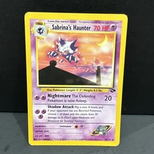 Pokémon TCG Sabrina's Haunter Gym Challenge Unlimited Uncommon Card 55/132 CC on eBay