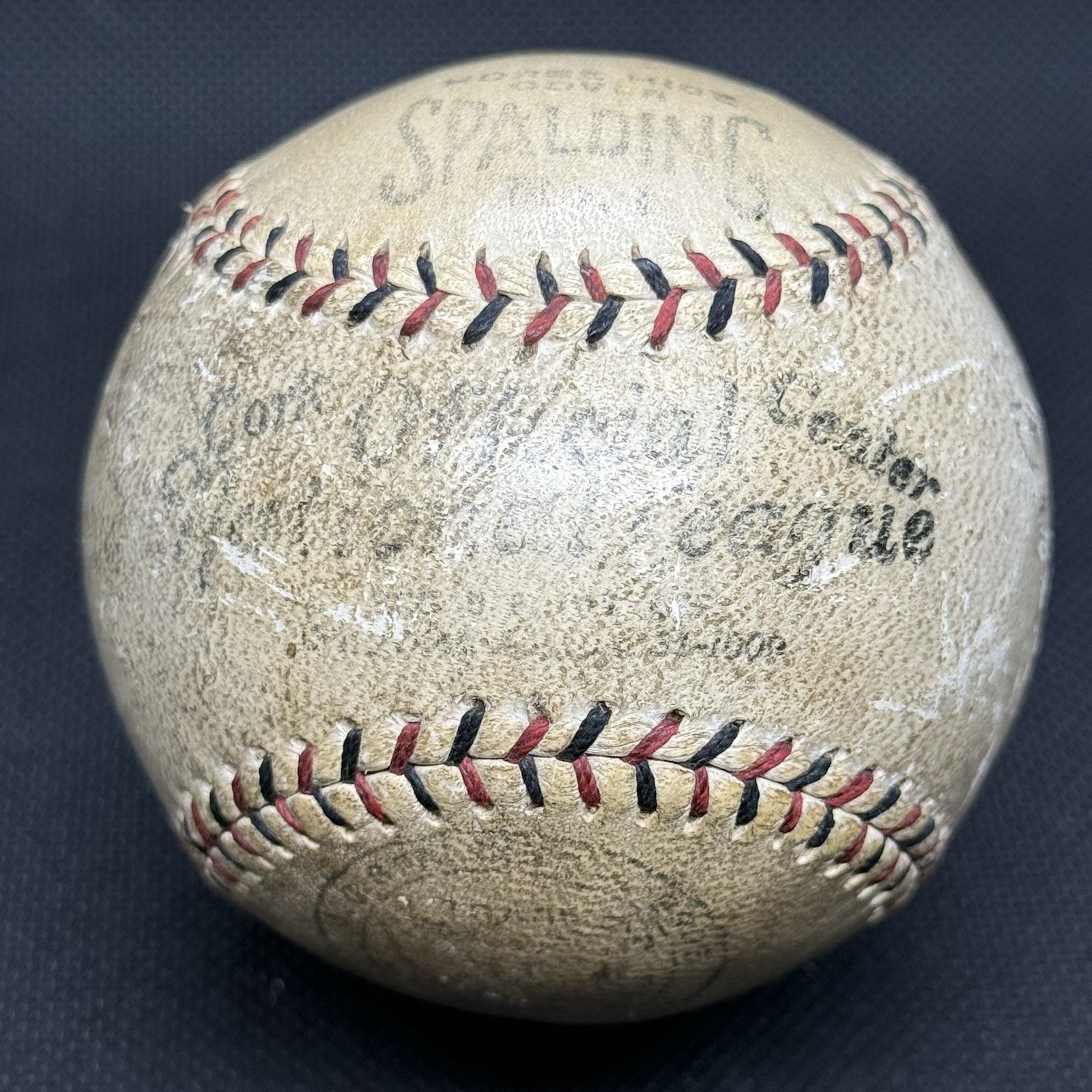 1922 Babe Ruth Single Signed Baseball PSA/DNA LOA New York Yankees HOF Quotes - image 3