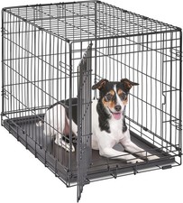 MidWest Homes for Pets 30-Inch iCrate for Medium Breeds, 21-40 lbs, Single Door